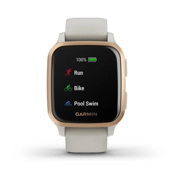 Garmin Venu Sq Music - Light Sand Rose Gold